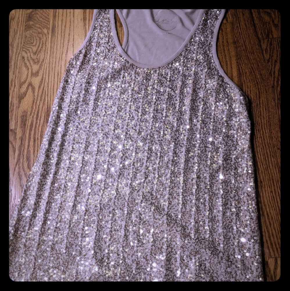 Sequined Tank Top